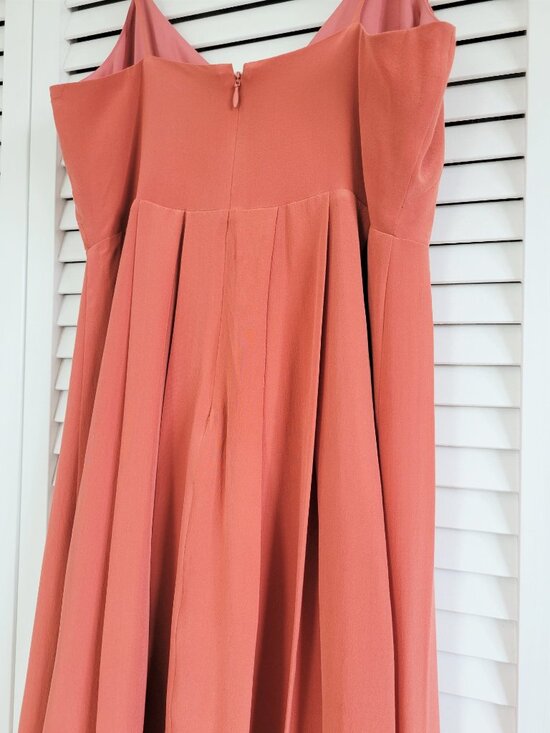 Madewell silk pleated cami dress EUC - Picture 4 of 6